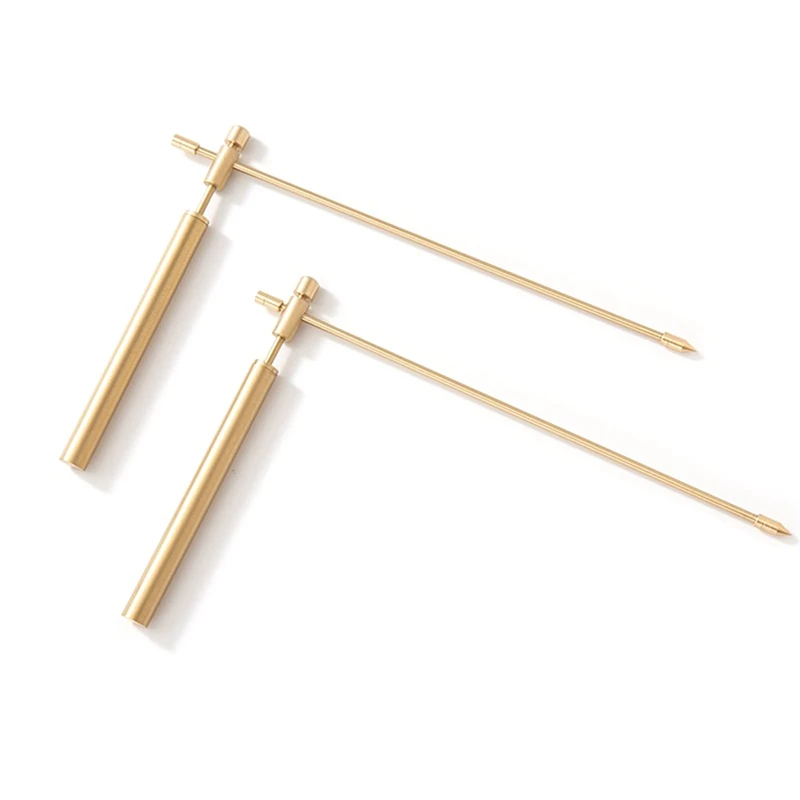 1Pair Copper Dragon Seeking Dowsing Rod Outdoor Energy Water Witching Adjustable Detector Professional Detachable Tool
1Pair Copper Dragon Seeking Dowsing Rod Outdoor Energy Water Witching Adjustable Detector Professional Detachable Tool