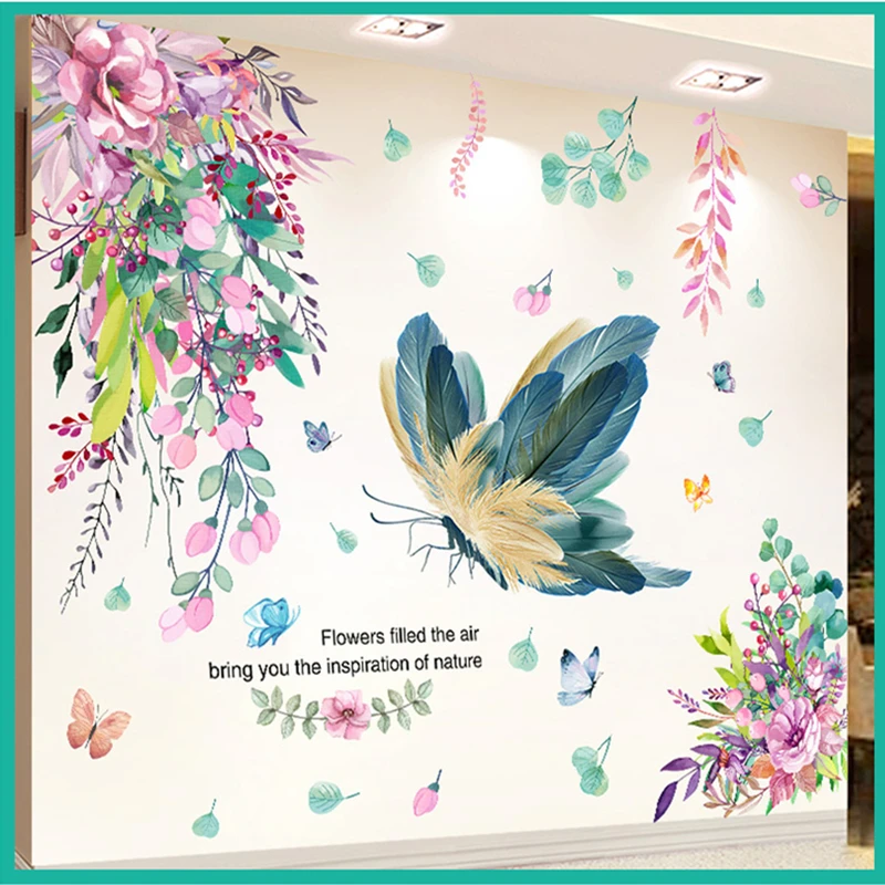 Colorful Flower Leaves Wall Sticker DIY Flamingo Animal Wall Decals for Living Room Kids Bedroom Kitchen Home Decoration
Colorful Flower Leaves Wall Sticker DIY Flamingo Animal Wall Decals for Living Room Kids Bedroom Kitchen Home Decoration