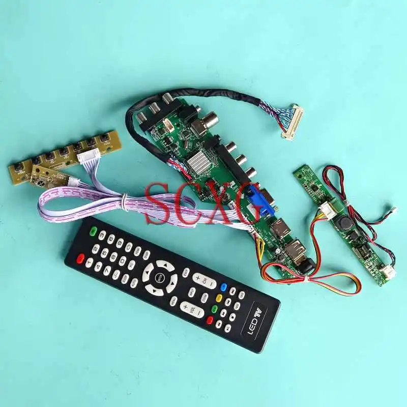 LCD Monitor Screen DVB Controller Board Fit LTM230HT10 LTM230HT11 HDMI-Compatible VGA 1920*1080 LVDS-30Pin USB AV RF DIY Kit 23"
LCD Monitor Screen DVB Controller Board Fit LTM230HT10 LTM230HT11 HDMI-Compatible VGA 1920*1080 LVDS-30Pin USB AV RF DIY Kit 23"
