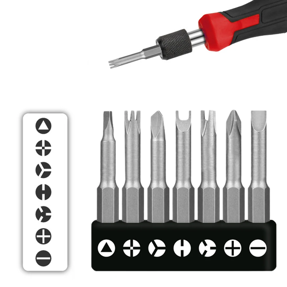 7PCS Hex Shank Cross Torx Screwdriver Bit With Handle For Socket Wrench Electrical Tools For Electricians Hand Tools
7PCS Hex Shank Cross Torx Screwdriver Bit With Handle For Socket Wrench Electrical Tools For Electricians Hand Tools