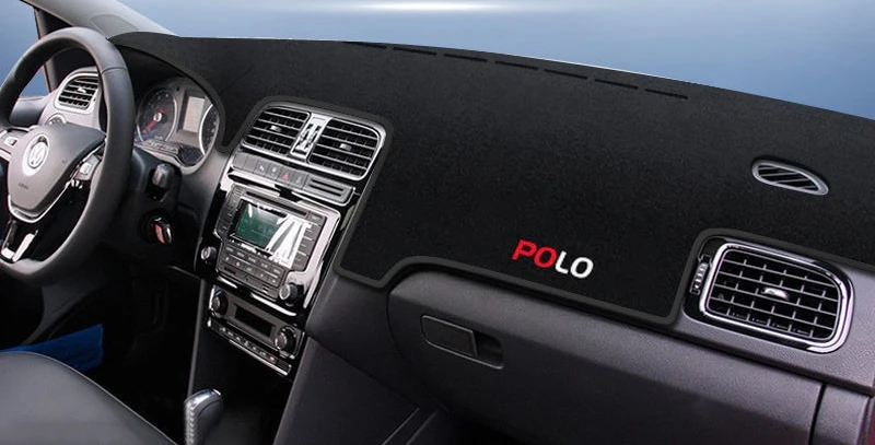 Чехол на приборную панель автомобиля, коврик для приборной панели для Volkswagen POLO 2011-2018, солнцезащитный козырек, избегайте света, нескользящая накладка на руль, аксессуары
Чехол на приборную панель автомобиля, коврик для приборной панели для Volkswagen POLO 2011-2018, солнцезащитный козырек, избегайте света, нескользящая накладка на руль, аксессуары