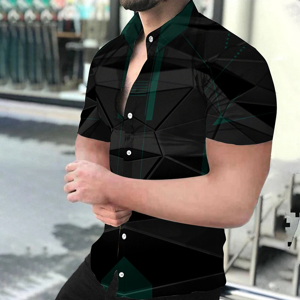 Men's Summer Short Sleeve Casual Shirts Digital Printing Streetwear Cardigan Male Slim Button Lapel Noble Prom Party Shirt A50
Men's Summer Short Sleeve Casual Shirts Digital Printing Streetwear Cardigan Male Slim Button Lapel Noble Prom Party Shirt A50