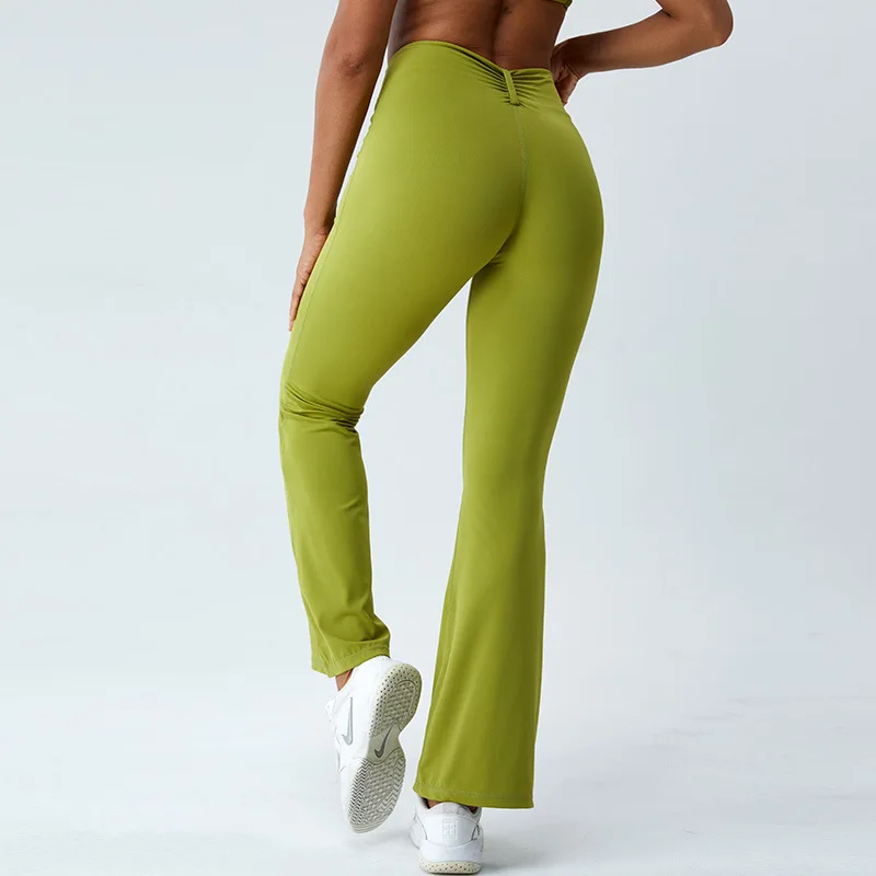 New Nude Slim Flare Yoga Pants Women's Casual Wide Leg Pants High Waist and Hip Lift Sports Push Up Fitness Pants
New Nude Slim Flare Yoga Pants Women's Casual Wide Leg Pants High Waist and Hip Lift Sports Push Up Fitness Pants