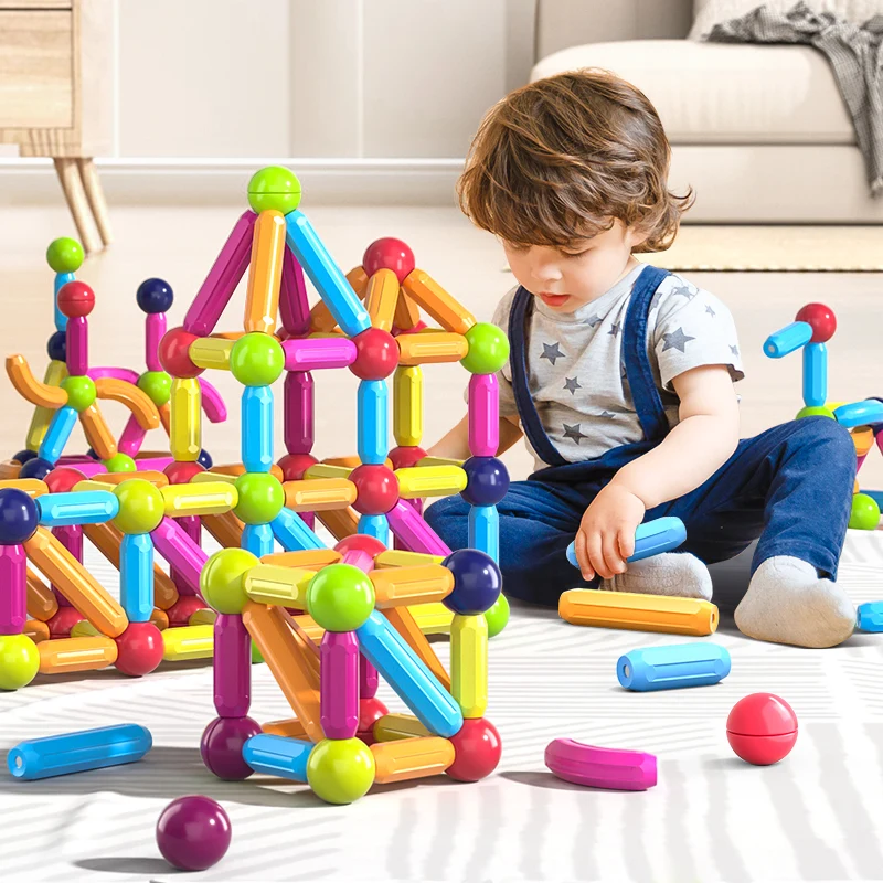 Magnetic Sheet Building Block Designer Construction Set Magnetic Balls Stick Montessori Educational Toys For Children Gifts
Magnetic Sheet Building Block Designer Construction Set Magnetic Balls Stick Montessori Educational Toys For Children Gifts