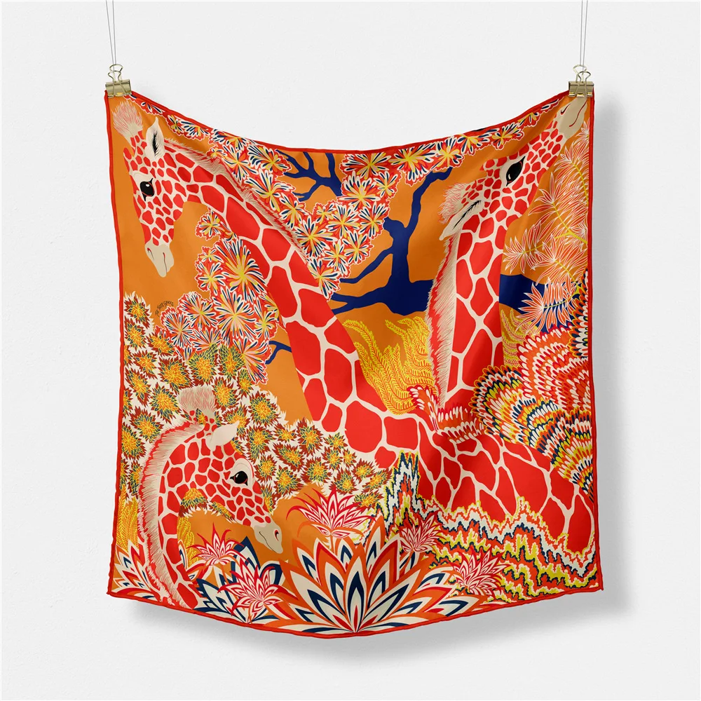 Elegant Hijab Scarfs Female Square Headkerchief Cute Neck Scarves For Ladies 53*53cm Small Shawls Silk Satin Bag Scarf For Women
Elegant Hijab Scarfs Female Square Headkerchief Cute Neck Scarves For Ladies 53*53cm Small Shawls Silk Satin Bag Scarf For Women