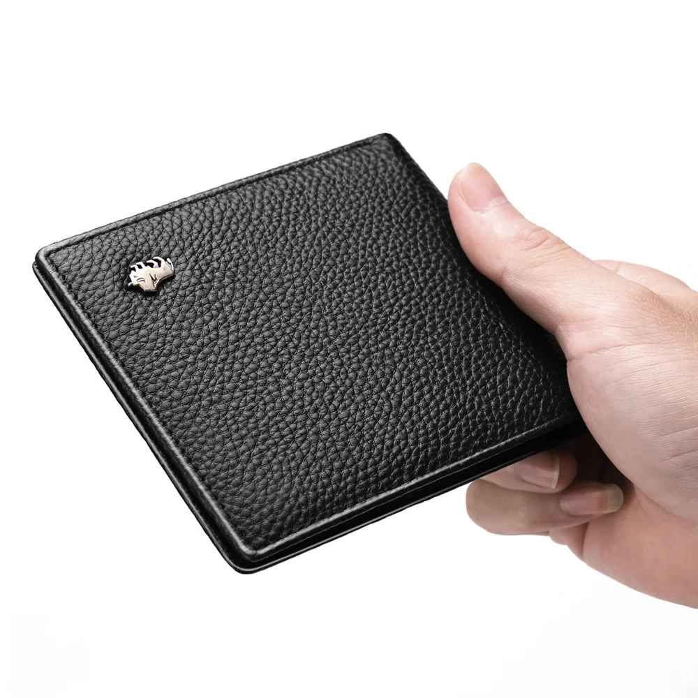 Genuine Leather Men Wallets Brand Luxury Bifold Wallet Zipper Coin Purse Business Card Holder Wallet
Genuine Leather Men Wallets Brand Luxury Bifold Wallet Zipper Coin Purse Business Card Holder Wallet
