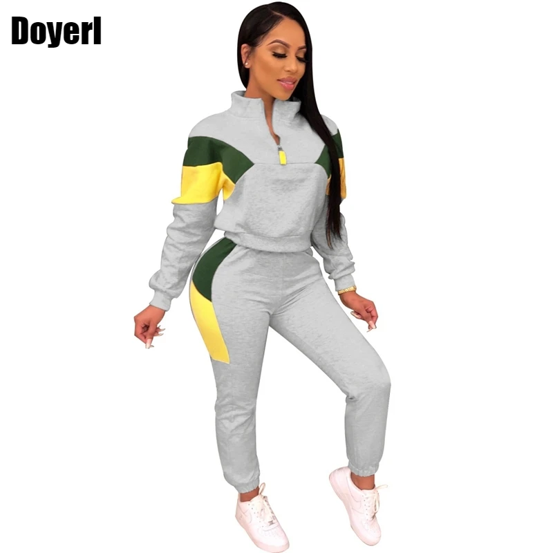 Fashion Two Piece Set Tracksuit Women Sweat Suit Set Sport Top And Pants Casual Autumn 2 Piece Outfits For Women Matching Sets
Fashion Two Piece Set Tracksuit Women Sweat Suit Set Sport Top And Pants Casual Autumn 2 Piece Outfits For Women Matching Sets