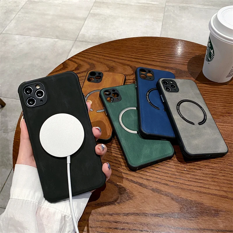 For Magsafe Magnetic Case For iPhone 13 12 11 Pro Max X XS XR 7 8 Plus SE Wireless Charging Funda Luxury Leather Soft Fabric
For Magsafe Magnetic Case For iPhone 13 12 11 Pro Max X XS XR 7 8 Plus SE Wireless Charging Funda Luxury Leather Soft Fabric