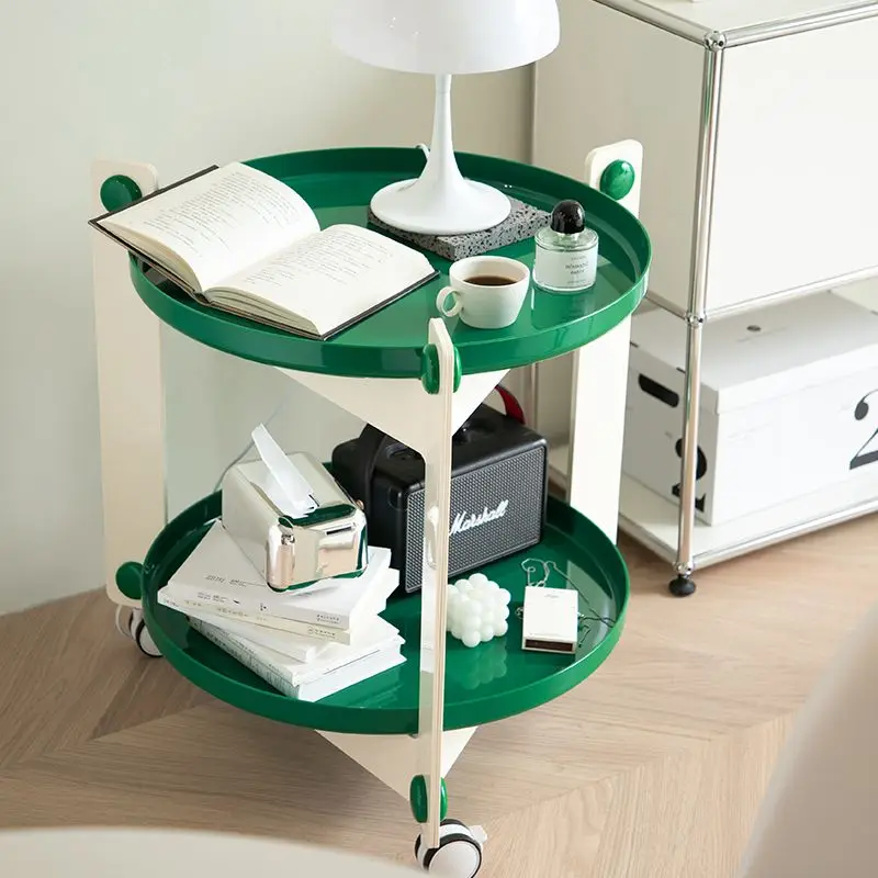 Creative Movable Small Coffee Table Round Transparent Acrylic Shelf Side Table Sofa Side Table Middle Ages Trolley Furniture
Creative Movable Small Coffee Table Round Transparent Acrylic Shelf Side Table Sofa Side Table Middle Ages Trolley Furniture