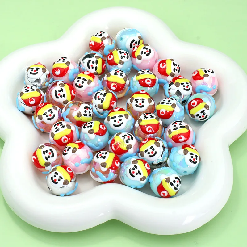 Trendy 40pcs 16*16mm Acrylic Round Gumball Bubblegum Jewelry Beads with Colorful Oil Drop Painting Fit Necklace Earring Pen DIY
Trendy 40pcs 16*16mm Acrylic Round Gumball Bubblegum Jewelry Beads with Colorful Oil Drop Painting Fit Necklace Earring Pen DIY