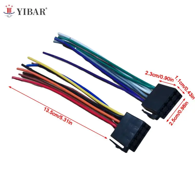 

Universal Adapters Wire Harness Adapter Universal Female ISO Wiring Harness Car Radio Adaptor Connector Wire Plug Kit