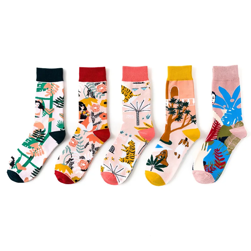 Cartoon Creative Beauty Illustration Animal Harajuku Crazy Socks Women Novelty Funny Jacquard Happy Cotton Skateboard Socks
Cartoon Creative Beauty Illustration Animal Harajuku Crazy Socks Women Novelty Funny Jacquard Happy Cotton Skateboard Socks
