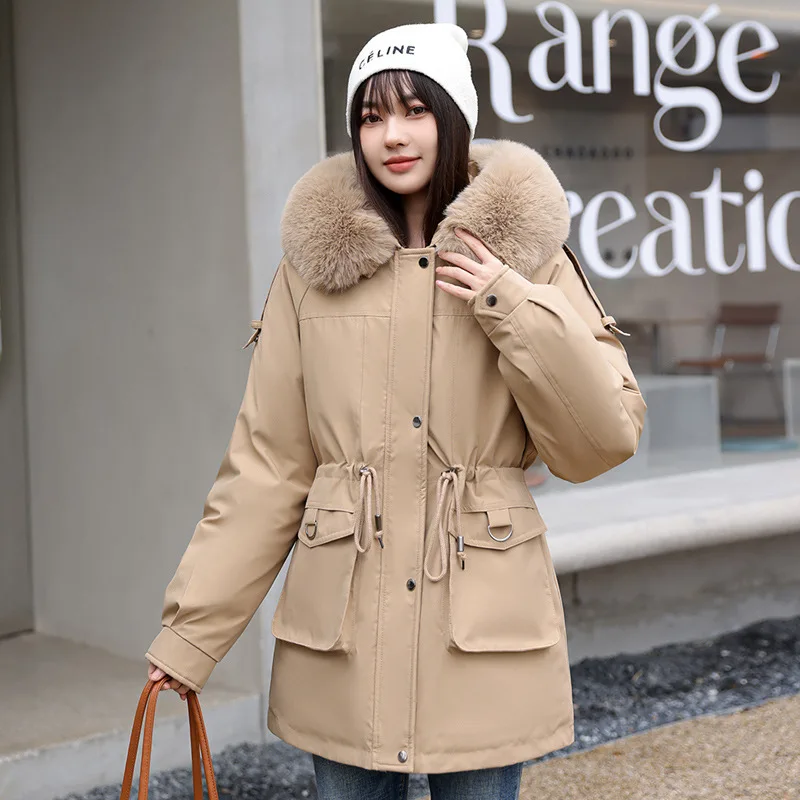 Beardon 2023 New -30 Degrees Winter Women's X-Long Loose Warm Inner Lining Detachable Large Fur Neck Parkas Down Cotton Coat
Beardon 2023 New -30 Degrees Winter Women's X-Long Loose Warm Inner Lining Detachable Large Fur Neck Parkas Down Cotton Coat