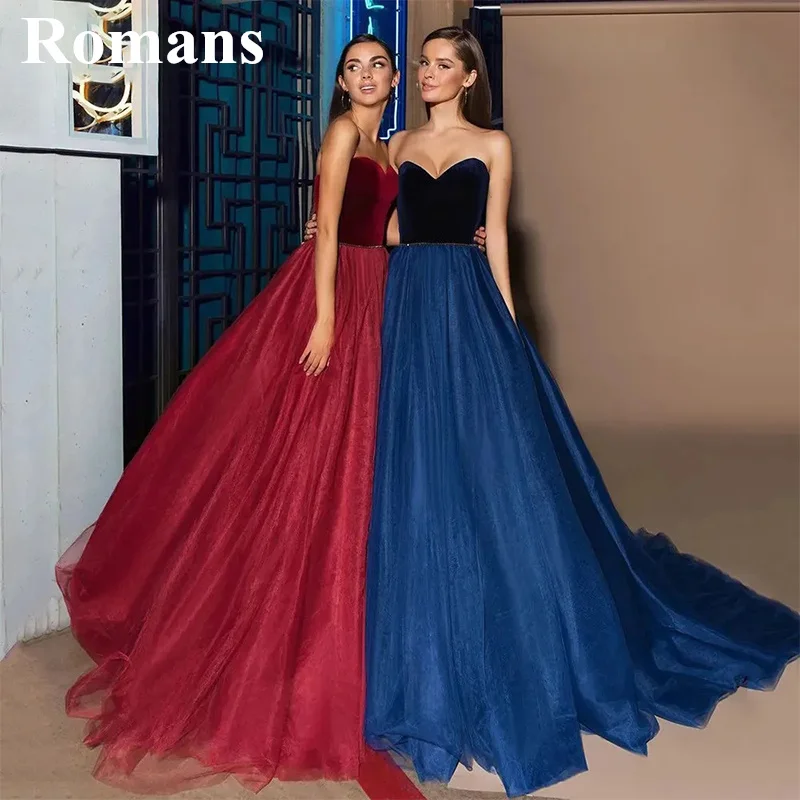 Romans Evening Dress for Women Special Occasion Dress A-Line Sweetheart Sleeveless Backless Zipper Simple vestidos de noche
Romans Evening Dress for Women Special Occasion Dress A-Line Sweetheart Sleeveless Backless Zipper Simple vestidos de noche