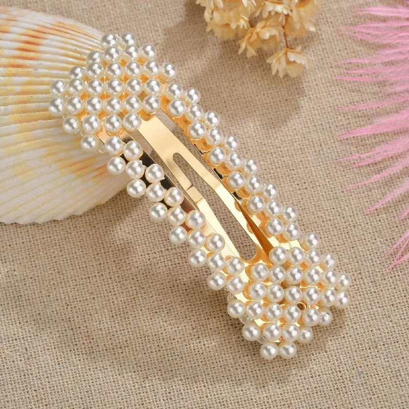1pcs Handmade Pearls Hair Clips Pin for Women Fashion Geometric Flower Barrettes Headwear Girls Sweet Hairpins Hair Accessorie
1pcs Handmade Pearls Hair Clips Pin for Women Fashion Geometric Flower Barrettes Headwear Girls Sweet Hairpins Hair Accessorie