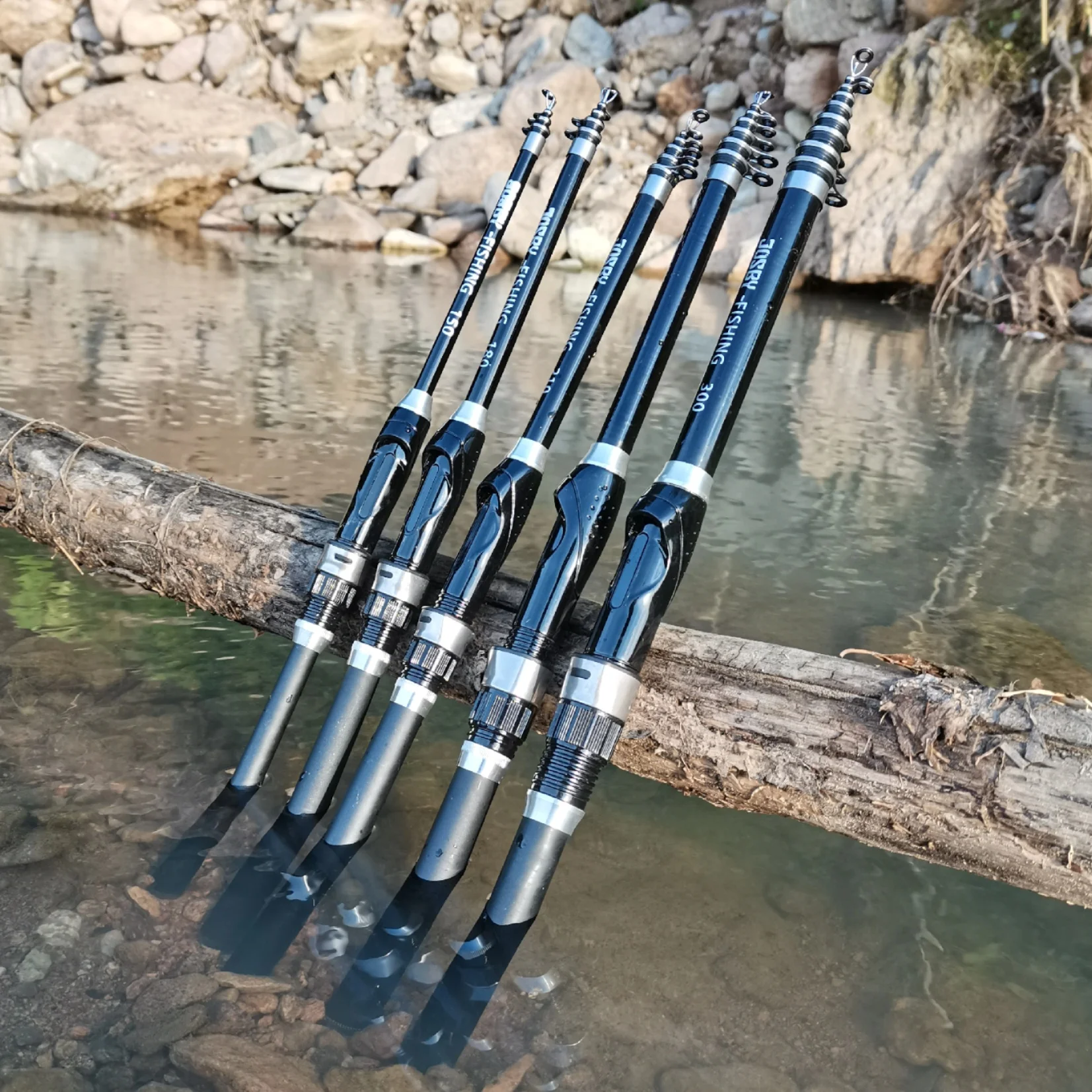 JOF FRP Telescopic Surf Rock Fishing Rod Carp Feeder Spinning Sea Travel Pole With Reel Seat 1.5M 1.8M 2.1M 2.4M 2.7M 3.0M NEW
JOF FRP Telescopic Surf Rock Fishing Rod Carp Feeder Spinning Sea Travel Pole With Reel Seat 1.5M 1.8M 2.1M 2.4M 2.7M 3.0M NEW