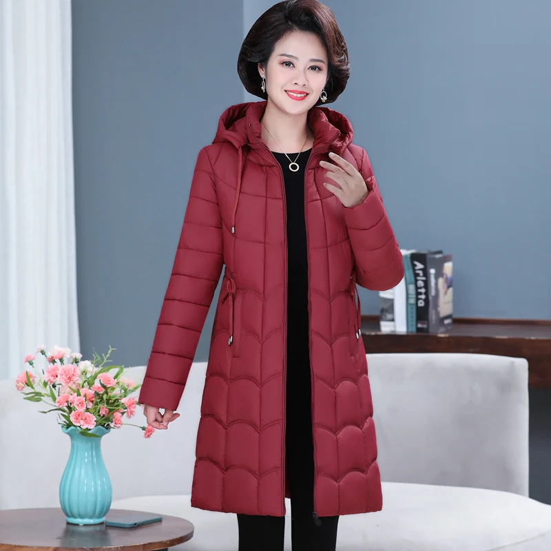 Thick Women's Long Winter Jacket Solid Hooded Warm Coat Ladies Slim Parkas Casual Outwear Long Sleeve Overcoat for Female 2021
Thick Women's Long Winter Jacket Solid Hooded Warm Coat Ladies Slim Parkas Casual Outwear Long Sleeve Overcoat for Female 2021