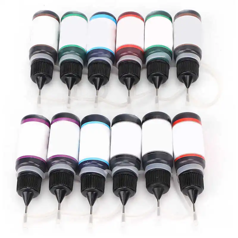 12Pcs 180ml Temporary Tattoo Inks Safe Semi Permanent DIY Tattoo Pigment Gel Tattoo Paint for Body Beauty Tattoo Art Supplies
12Pcs 180ml Temporary Tattoo Inks Safe Semi Permanent DIY Tattoo Pigment Gel Tattoo Paint for Body Beauty Tattoo Art Supplies