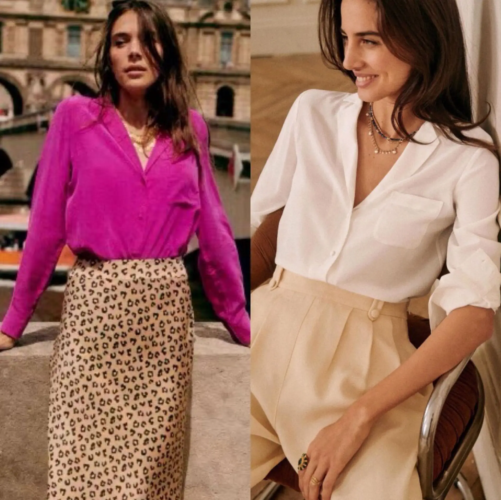 French Elegant Color Vintage Suit Collar Small Buckle Soft Glutinous Sand Wash Silk Crepe Shirt Mulberry Silk Women Blouse
French Elegant Color Vintage Suit Collar Small Buckle Soft Glutinous Sand Wash Silk Crepe Shirt Mulberry Silk Women Blouse