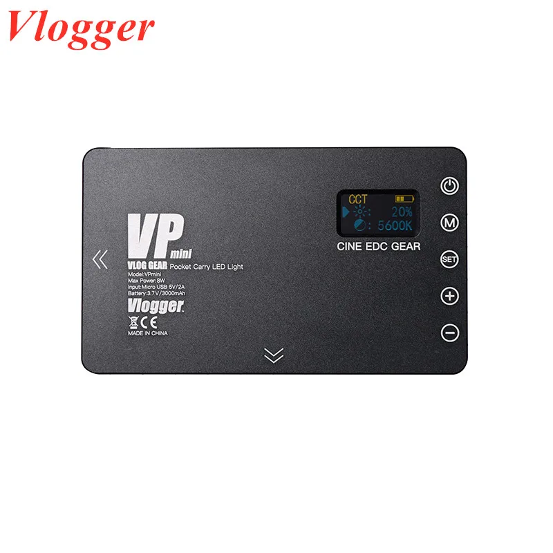 VLOGGER VPmini RGB Full color 2500-8500K Protable Led video light Fill light for smartphone camera DSLR Vlog Video photography
VLOGGER VPmini RGB Full color 2500-8500K Protable Led video light Fill light for smartphone camera DSLR Vlog Video photography