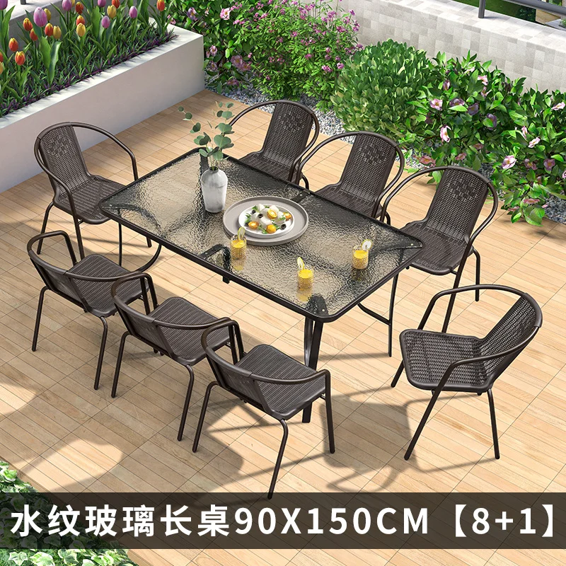 table and chair combination outdoor courtyard tea table leisure tea table outdoor balcony tea table simple household glass table
table and chair combination outdoor courtyard tea table leisure tea table outdoor balcony tea table simple household glass table