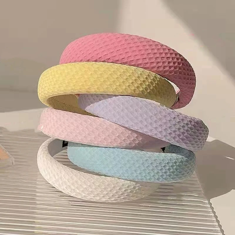 Popular Women Padded Headbands Wide Bezel Hairbands Thick Gridding Hair Hoop for Girls Sponge Non-slip Band Hair Accessories
Popular Women Padded Headbands Wide Bezel Hairbands Thick Gridding Hair Hoop for Girls Sponge Non-slip Band Hair Accessories