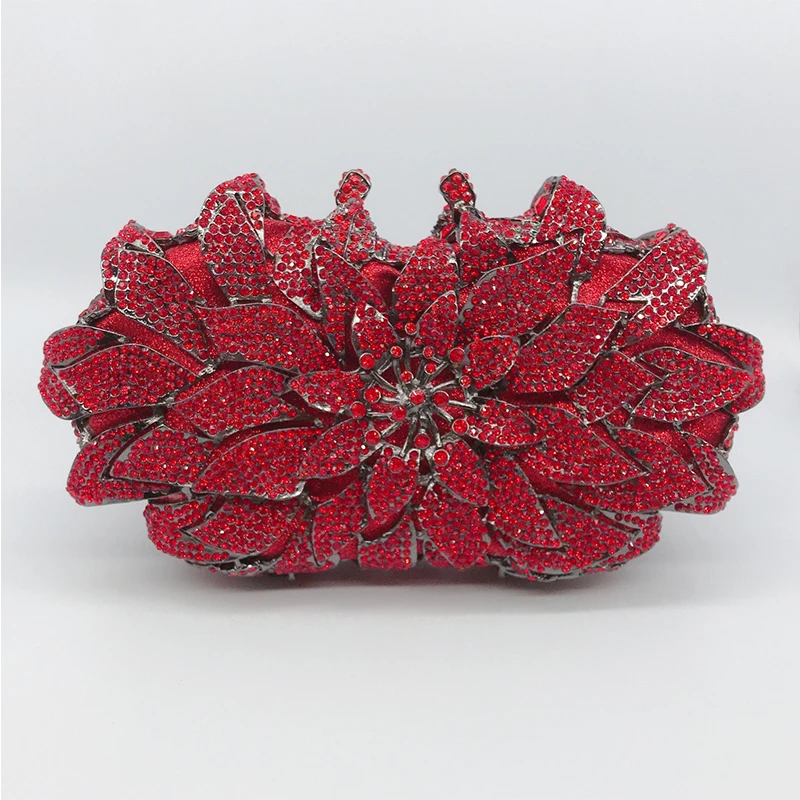 High Quality Red Crystal Wedding Bag Leaves Women Evening Clutch Handbags New Fashion Bridesmaid Clutches
High Quality Red Crystal Wedding Bag Leaves Women Evening Clutch Handbags New Fashion Bridesmaid Clutches