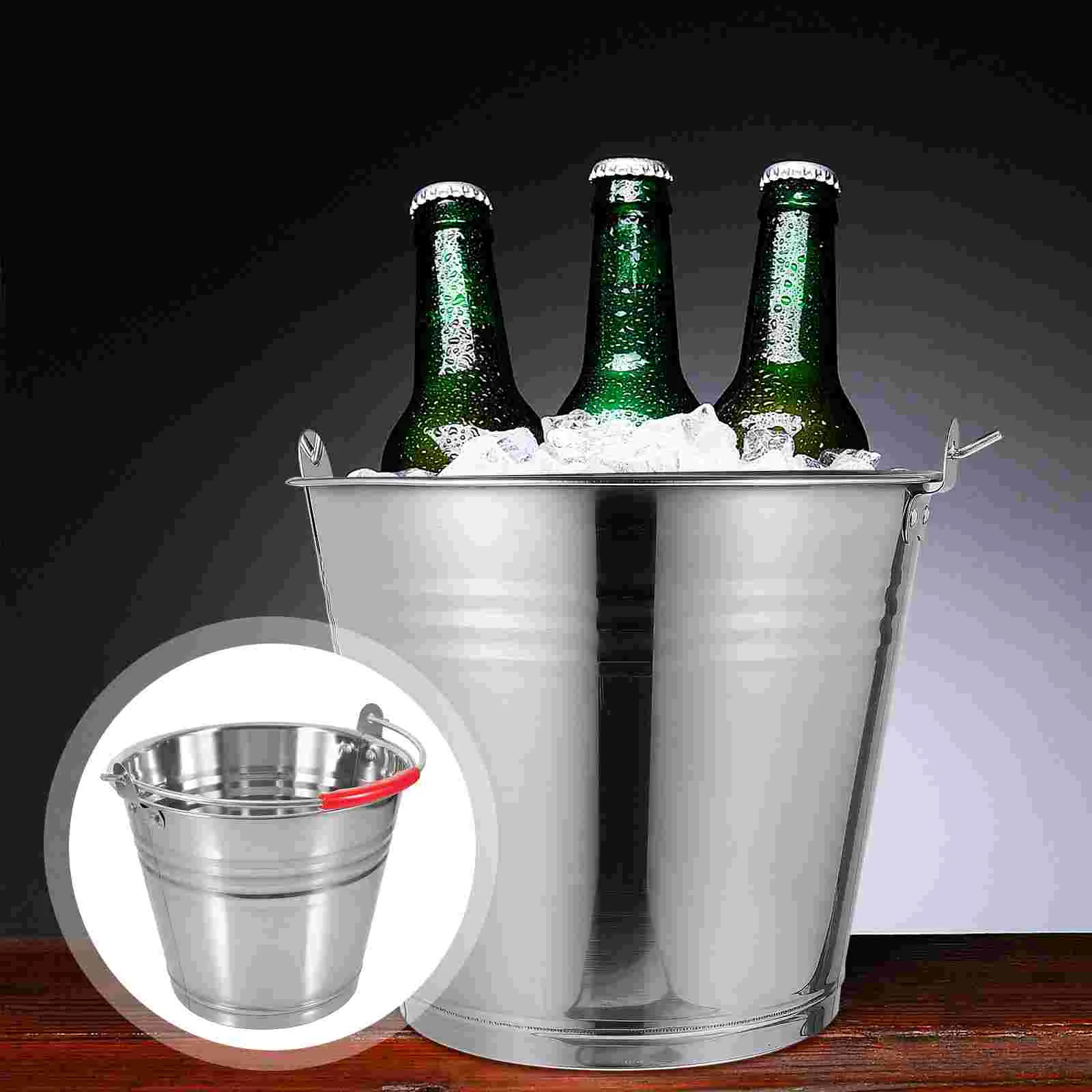 Stainless Steel Bucket with Handle Portable Water Bucket Multifunctional Milk Bucket
Stainless Steel Bucket with Handle Portable Water Bucket Multifunctional Milk Bucket