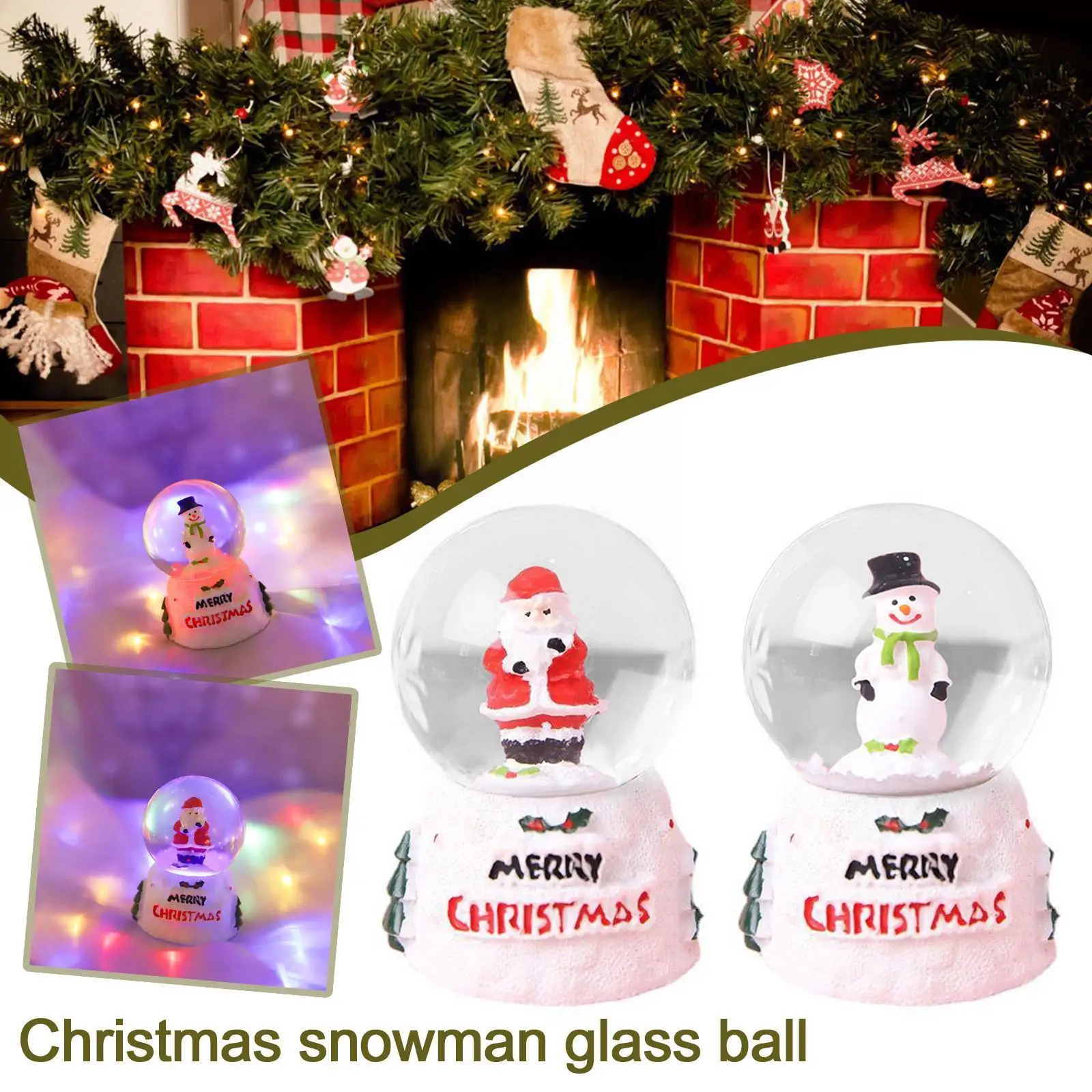 Hot!christmas Crystal Ball Santa Claus Fluttering Decoration Xmas Year New Ornament Glass Gifts Table Christmas G U4t8
Hot!christmas Crystal Ball Santa Claus Fluttering Decoration Xmas Year New Ornament Glass Gifts Table Christmas G U4t8