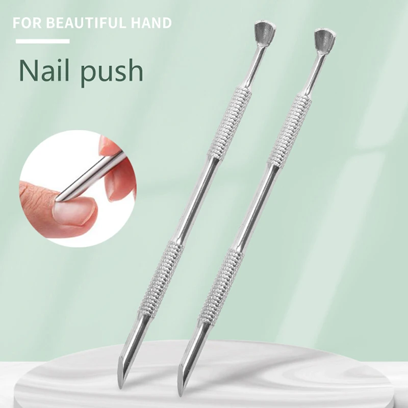 Двухсторонний толкатель для кутикулы из нержавеющей стали, средство для удаления омертвевшей кожи для педикюра, маникюра, инструмент для ухода за ногтями
Двухсторонний толкатель для кутикулы из нержавеющей стали, средство для удаления омертвевшей кожи для педикюра, маникюра, инструмент для ухода за ногтями