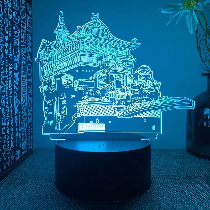 Miyazaki Hayao Spirited Away 3d Led Lamp For Bedrome Manga Night Lights Anime Action Figures Children's Room Decor Gift Fot Kids
Miyazaki Hayao Spirited Away 3d Led Lamp For Bedrome Manga Night Lights Anime Action Figures Children's Room Decor Gift Fot Kids