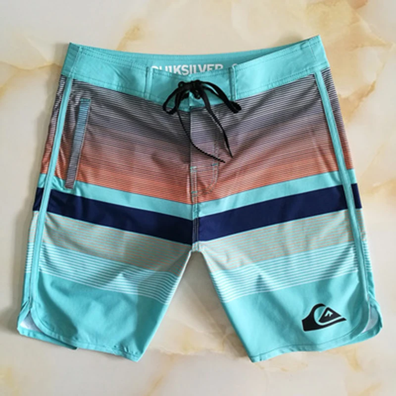 

Summer new tide fashion brand QUIksilver beach pants mens shorts quick dry surf swimming wear seaside diving couple mens models