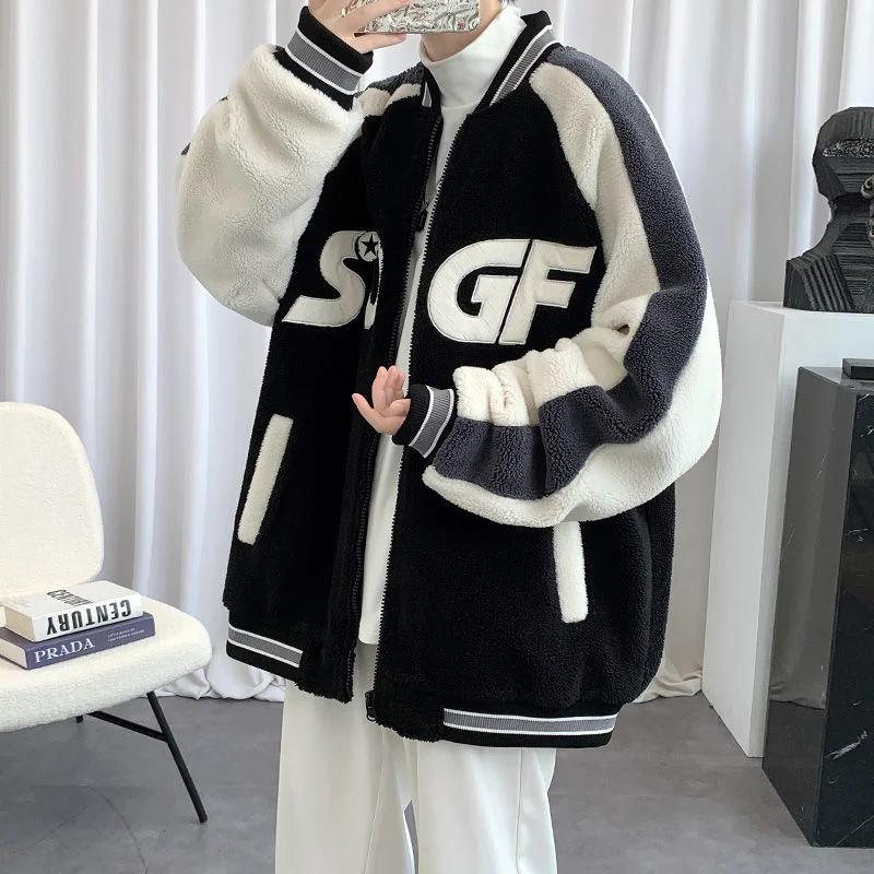 Куртка Hybskr Мужская Утепленная, бейсбольная уличная одежда в полоску, Повседневная Верхняя одежда в стиле хип-хоп из овечьей шерсти, зима
Куртка Hybskr Мужская Утепленная, бейсбольная уличная одежда в полоску, Повседневная Верхняя одежда в стиле хип-хоп из овечьей шерсти, зима