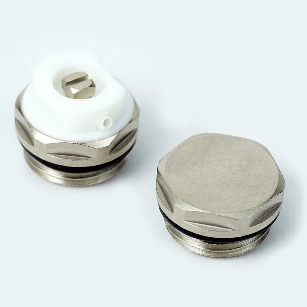1/5pcs 1/2 Inch Air Vent Radiator Bleed Valve Blanking Plug Manual Heating Valve Brass Blanking Plug Vent Valves
1/5pcs 1/2 Inch Air Vent Radiator Bleed Valve Blanking Plug Manual Heating Valve Brass Blanking Plug Vent Valves