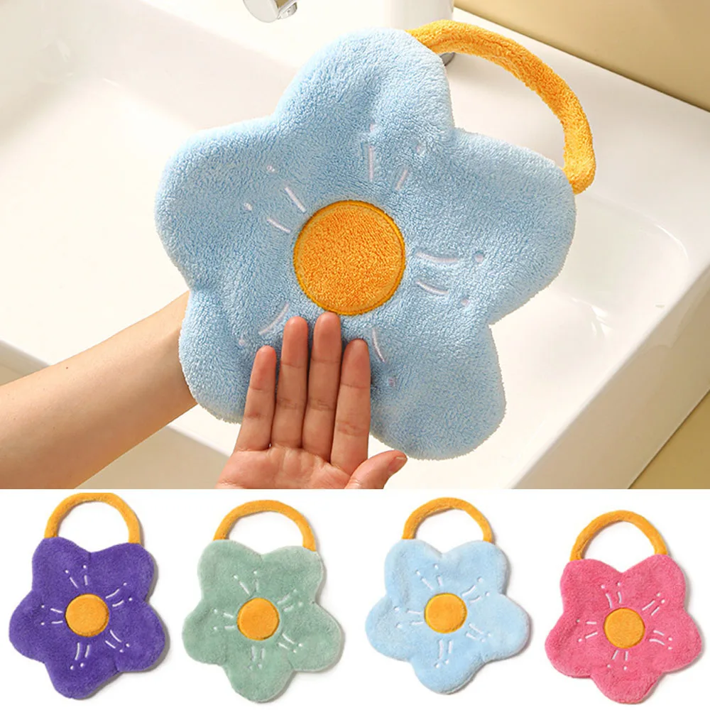 

Wipe Handkerchief Coral Velvet Hand Towel Dishrag Wipe Towels Absorbent Towels Dishcloths Bathroom Cleaning Cloth Kitchen