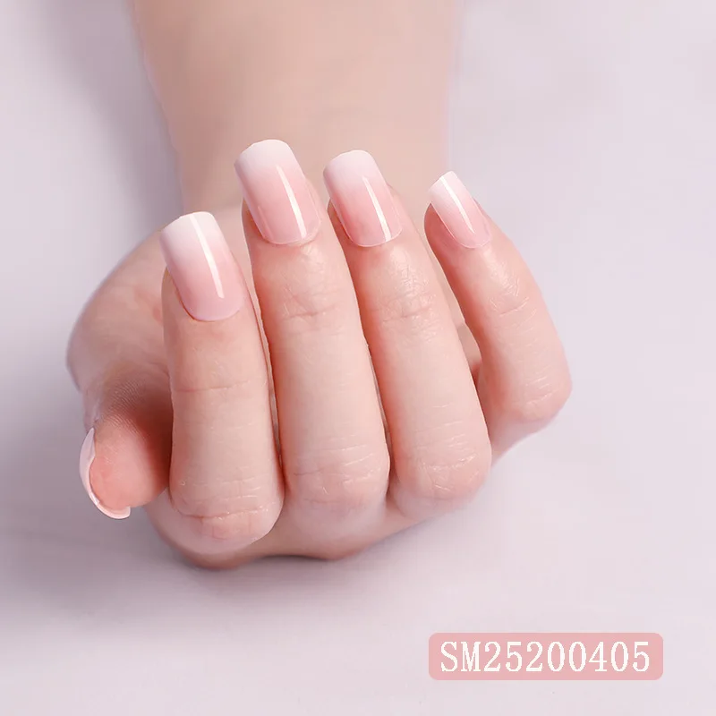 24 Pcs/Set Glossy Short Square Head False Nails Wearable Fake Nails Full Cover Nail Tips Press On Nails With Press Glue
24 Pcs/Set Glossy Short Square Head False Nails Wearable Fake Nails Full Cover Nail Tips Press On Nails With Press Glue