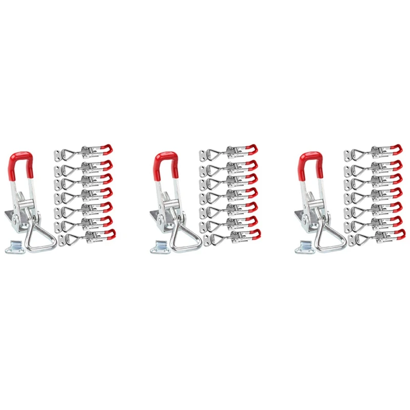 24Pack Pull Latch Clamp Latch 360Lbs Capacity Adjustable Quick Release Draw Latch For Door Latch Hook Toggle Clamp
24Pack Pull Latch Clamp Latch 360Lbs Capacity Adjustable Quick Release Draw Latch For Door Latch Hook Toggle Clamp