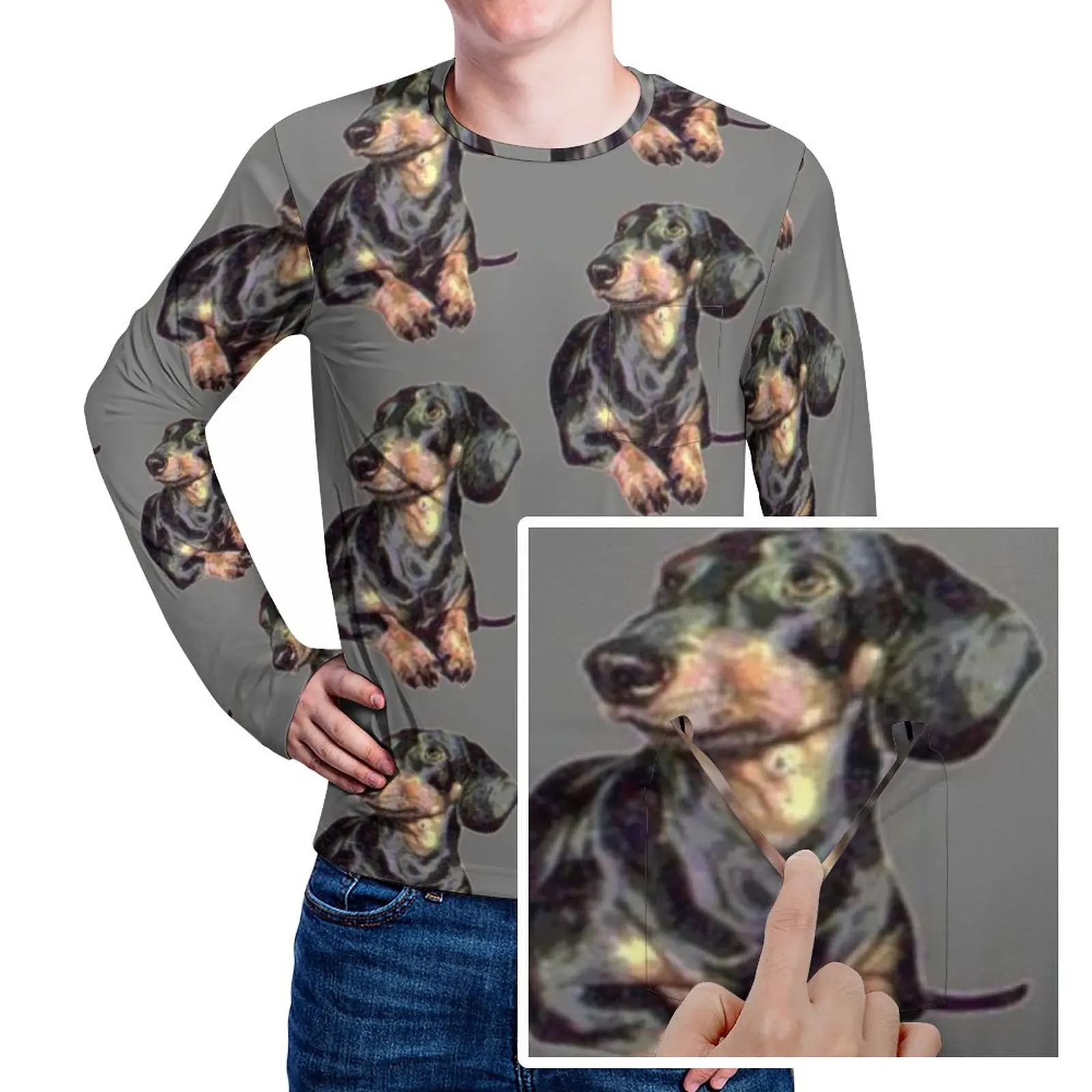 Dachshund T-Shirt Spring Dog Pet Y2K T Shirts Mens Retro Pattern Tee Shirt Big Size
Dachshund T-Shirt Spring Dog Pet Y2K T Shirts Mens Retro Pattern Tee Shirt Big Size