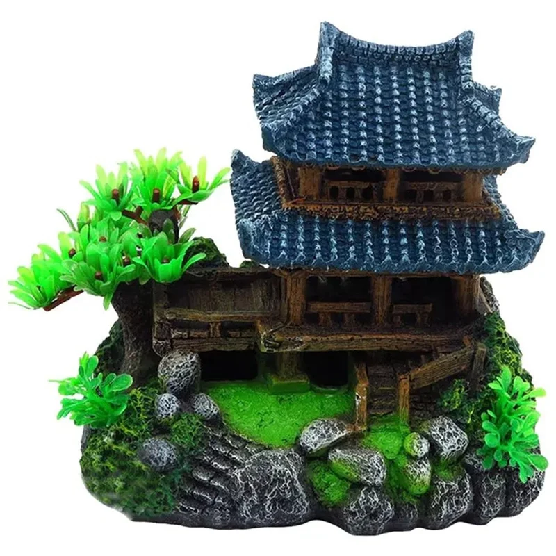 Artificial Fish Tank Ancient Decoration Aquarium Landscape Vintage House Chinese Style Hut Building Fish Tank Decoration
Artificial Fish Tank Ancient Decoration Aquarium Landscape Vintage House Chinese Style Hut Building Fish Tank Decoration