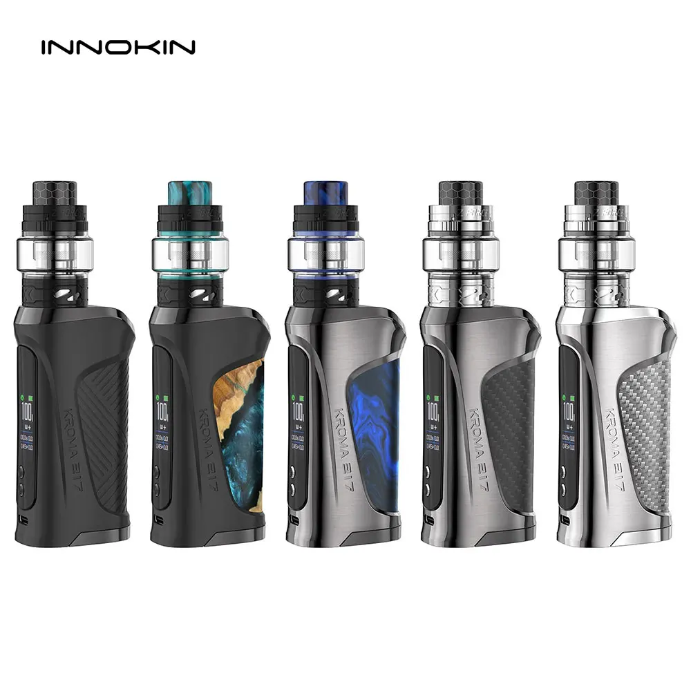Original Innokin Kroma 217 Z Force 100W Vape Mod Kit 5ml 8650/20700/21700 Battery Electronic Cigarette E-cig Vape Vaporizer Kit
Original Innokin Kroma 217 Z Force 100W Vape Mod Kit 5ml 8650/20700/21700 Battery Electronic Cigarette E-cig Vape Vaporizer Kit
