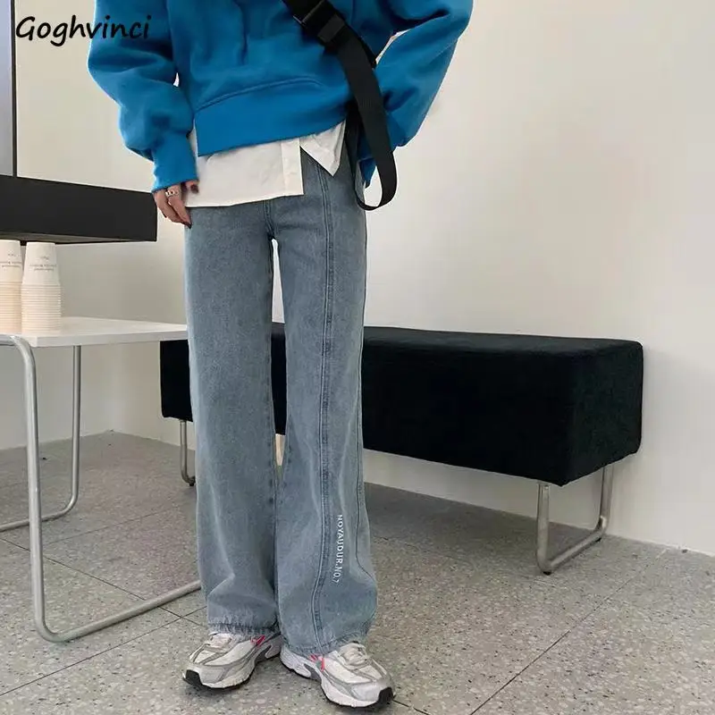 Popular Jeans Women S-3XL Letter Embroidery Slender Students Retro Denim Blue Korean Style Females Full Length Trousers Chic Ins
Popular Jeans Women S-3XL Letter Embroidery Slender Students Retro Denim Blue Korean Style Females Full Length Trousers Chic Ins