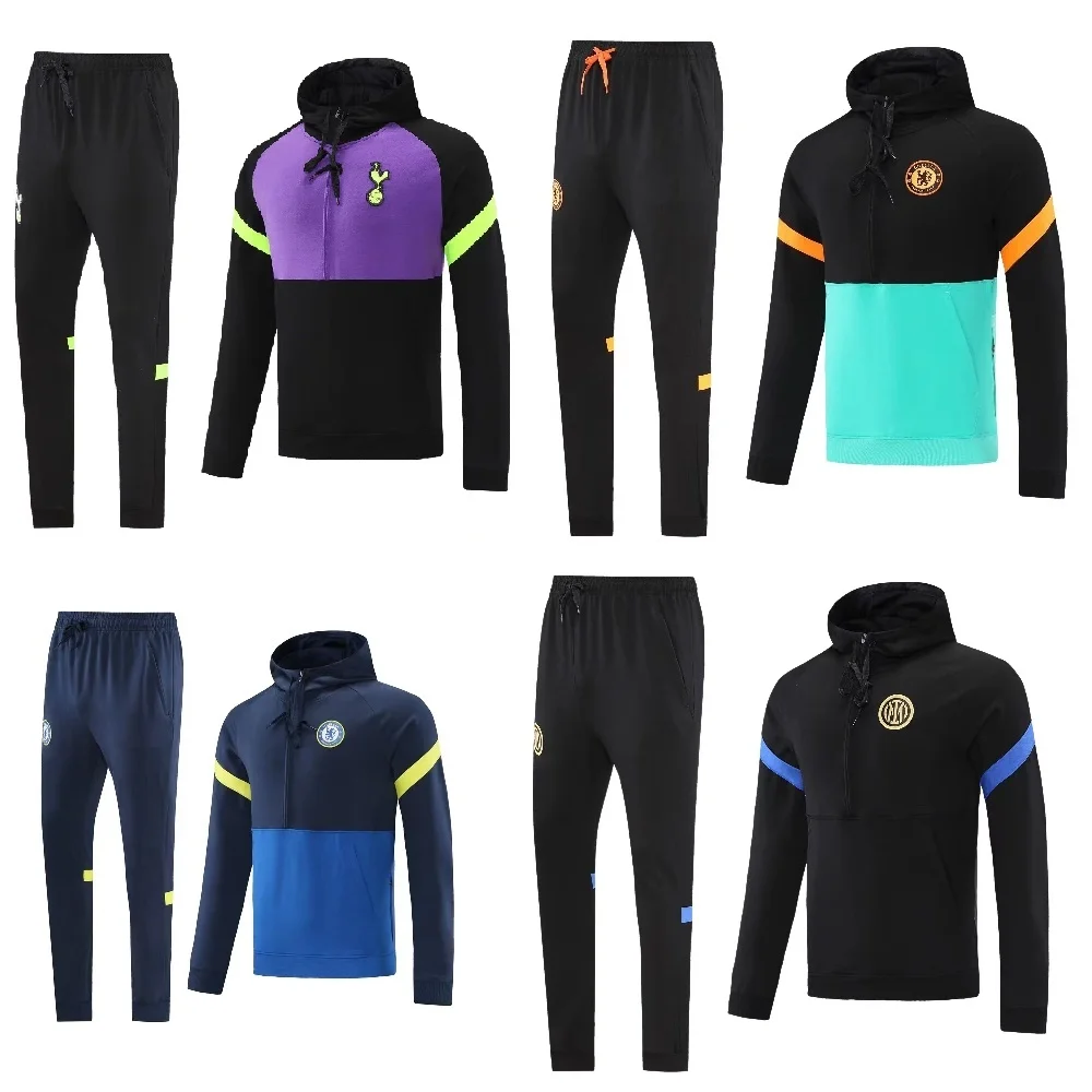 Men Tracksuits Hooded Half zipper Jacket+Jogging Pants 2 Piece Set Male Sportswear Spring Autumn Gyms Sweat Suits Patchwork
Men Tracksuits Hooded Half zipper Jacket+Jogging Pants 2 Piece Set Male Sportswear Spring Autumn Gyms Sweat Suits Patchwork
