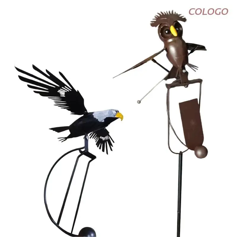 Metal Outdoor Decor Backyard Lawn Garden Ornament Owl Pile Eagle Stake Sculpture D0LD
Metal Outdoor Decor Backyard Lawn Garden Ornament Owl Pile Eagle Stake Sculpture D0LD