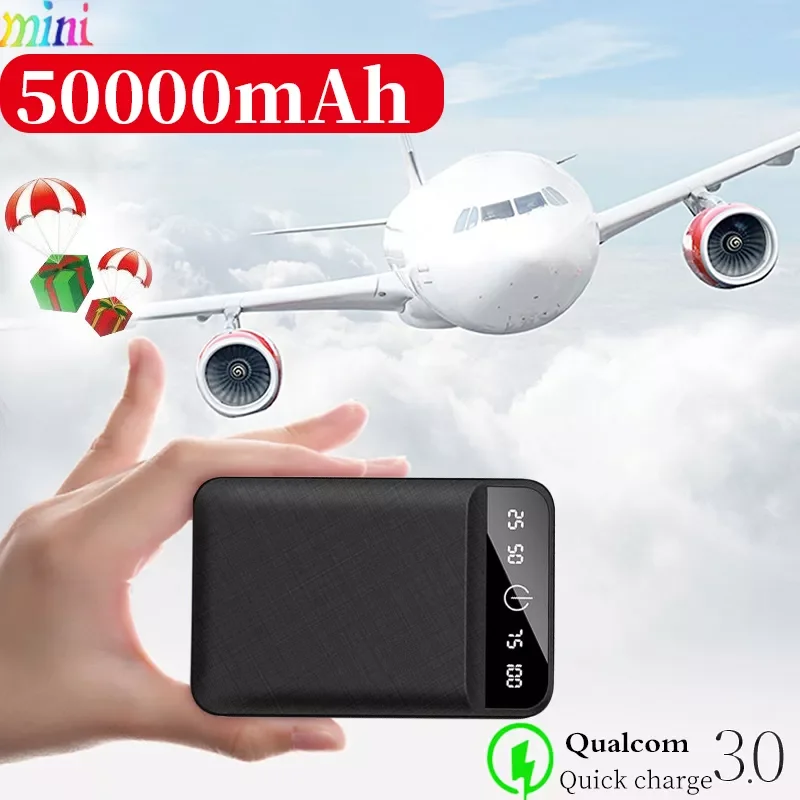 2023New Mini Power Bank Battery 50000mAh Portable Fast Charging Digital Display Dual USB Charger for iPhone,Xiaomi,Huawei
2023New Mini Power Bank Battery 50000mAh Portable Fast Charging Digital Display Dual USB Charger for iPhone,Xiaomi,Huawei