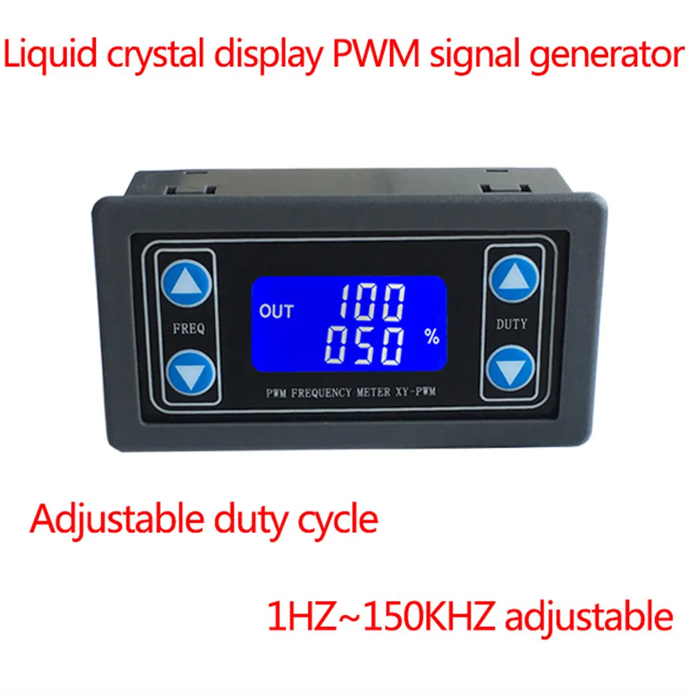 PWM Pulse Frequency Adjustable Duty Cycle Square Wave Module 1HZ~15KHZ Rectangular Wave Signal Generator with LCD Display
PWM Pulse Frequency Adjustable Duty Cycle Square Wave Module 1HZ~15KHZ Rectangular Wave Signal Generator with LCD Display