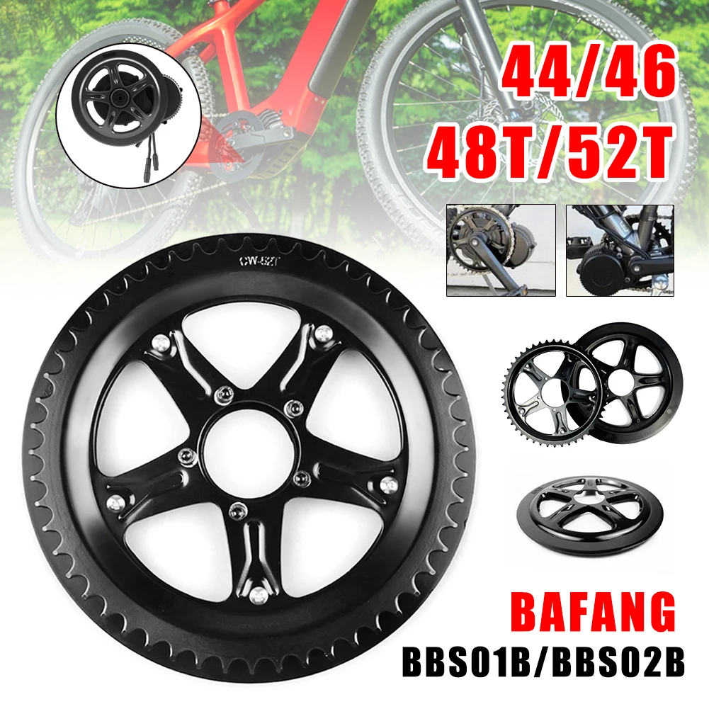 Mid Motor Chain Wheel Chainring 44T 46T 48T 52T Electric Bicycle Conversions Chain Wheel for Bafang BBS01B BBS02B
Mid Motor Chain Wheel Chainring 44T 46T 48T 52T Electric Bicycle Conversions Chain Wheel for Bafang BBS01B BBS02B