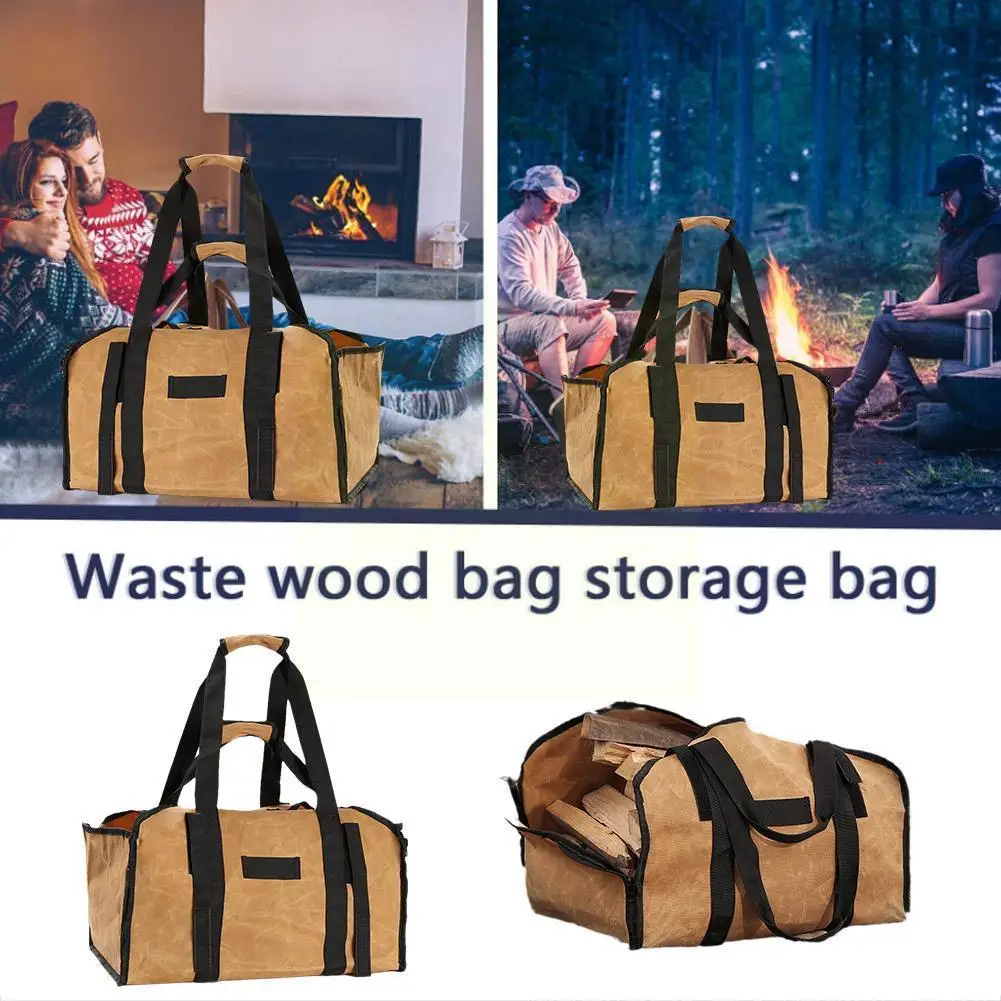 Outdoor Firewood Bag Camping Supplies Large-capacity Bag Canvas Storage Portable Firewood Logging Bag Tote Bag Dual-use H8h8
Outdoor Firewood Bag Camping Supplies Large-capacity Bag Canvas Storage Portable Firewood Logging Bag Tote Bag Dual-use H8h8