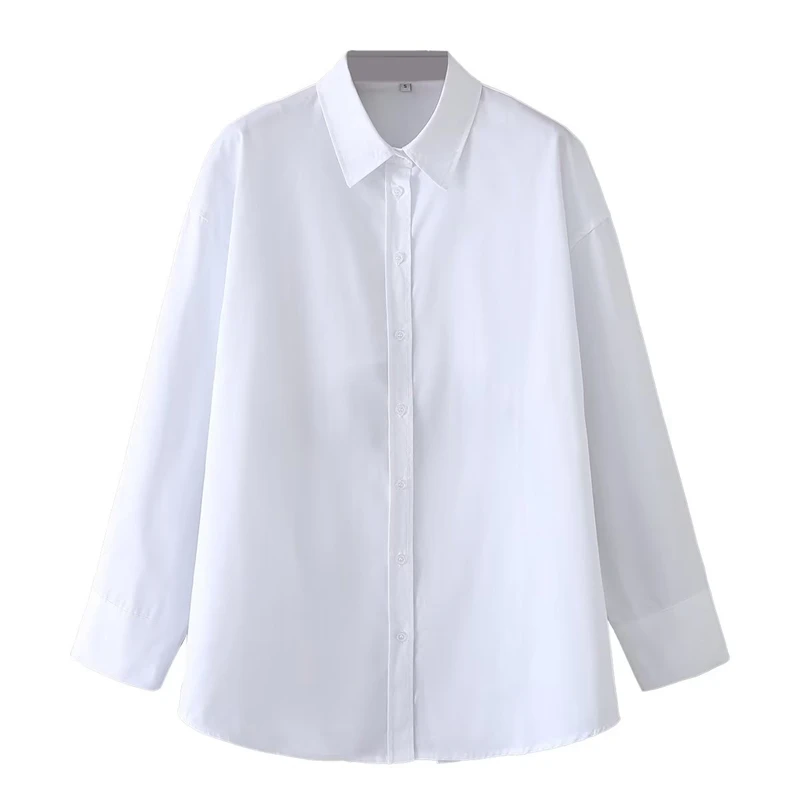 2023 Women's Summer New Lapel Long-sleeved Single-breasted Loose White Shirt Simple And Versatile Back Hollow Decoration Top
2023 Women's Summer New Lapel Long-sleeved Single-breasted Loose White Shirt Simple And Versatile Back Hollow Decoration Top