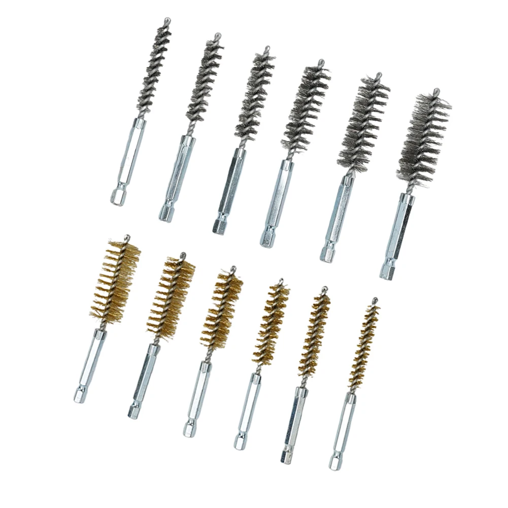Bore Brush Cleaning Brush Wire Bore Brush 12 Pieces Cleaning Brush Cleaning Tools Copper Brush Pipe Dredging Steel Brush
Bore Brush Cleaning Brush Wire Bore Brush 12 Pieces Cleaning Brush Cleaning Tools Copper Brush Pipe Dredging Steel Brush