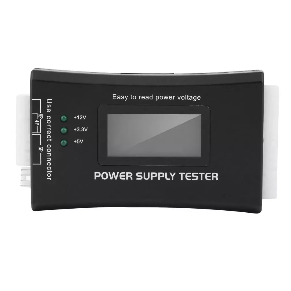 Digital LCD Display PC Computer 20/24 Pin Power Supply Tester Check Quick Bank Supply Power Measuring Diagnostic Tester Tools
Digital LCD Display PC Computer 20/24 Pin Power Supply Tester Check Quick Bank Supply Power Measuring Diagnostic Tester Tools